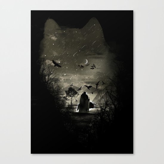 The Lord Crow Canvas Print