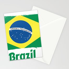 Brazil Flag Stationery Cards