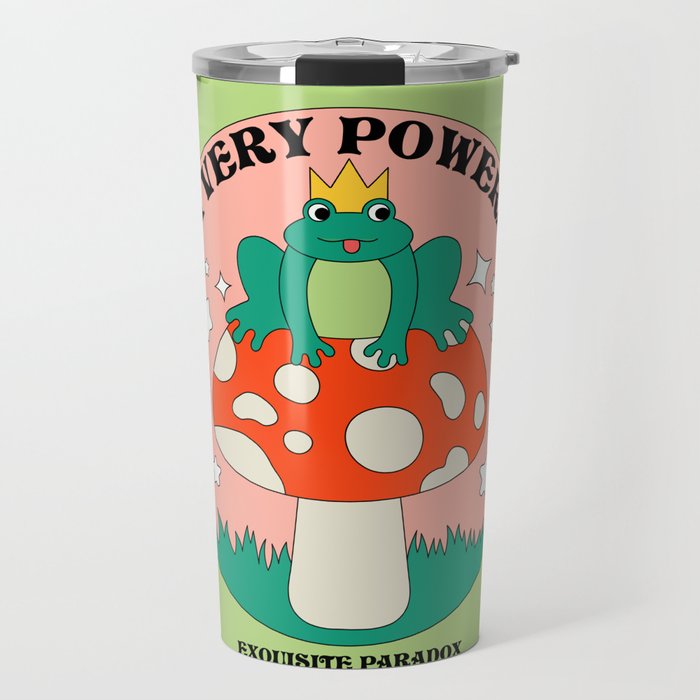 Powerful Frog Travel Mug