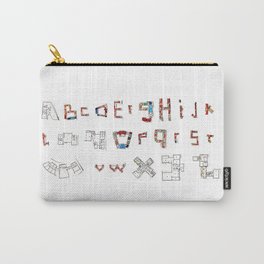 Architecture Alphabet Carry-All Pouch