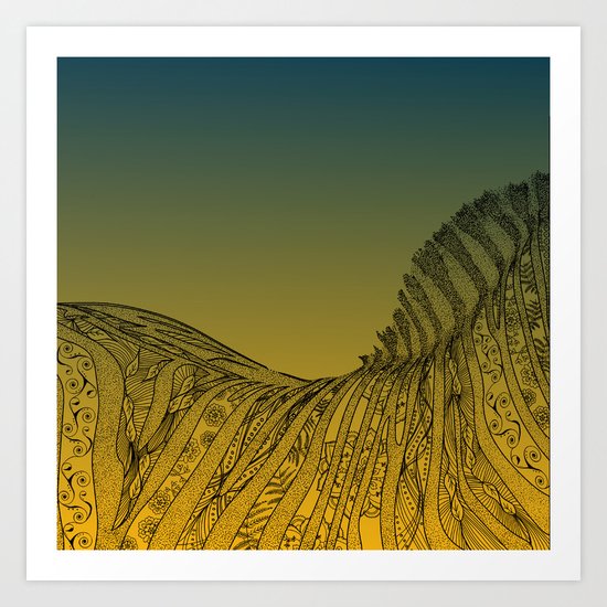 Zebra Design Art Print