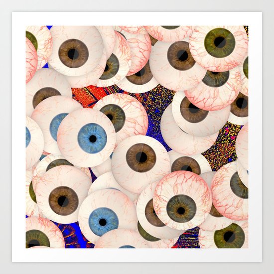 YEUX Art Print