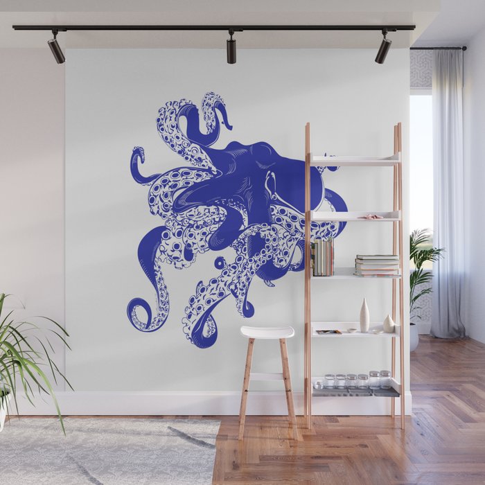 Blue Octopus Wall Mural By Chamadoira Society6 Shop wayfair.co.uk for a zillion things home across all styles. society6