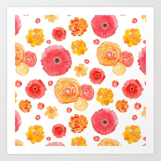 MARIGOLDS Art Print