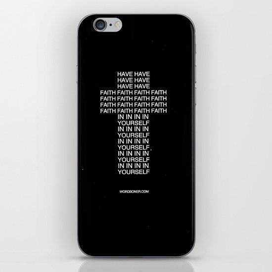 Faith iPhone & iPod Skin