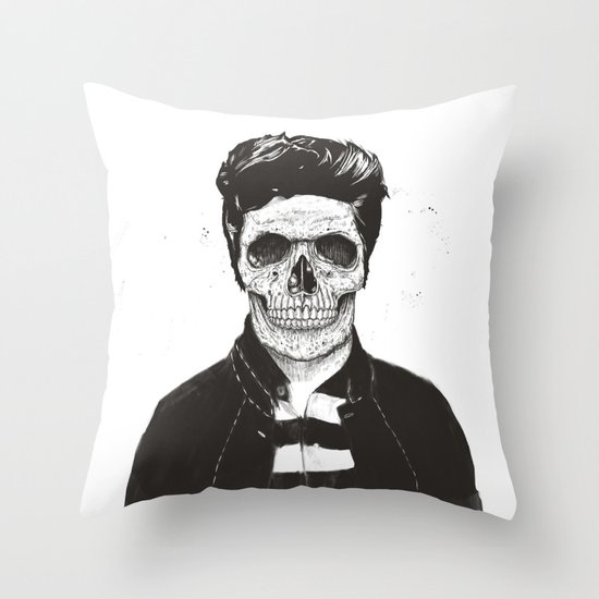 Death fashion Throw Pillow