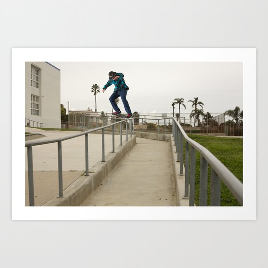 Zander Gabriel. Rail Crook Art Print