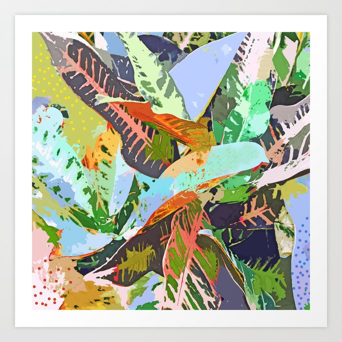 Jungle Plants Art Print