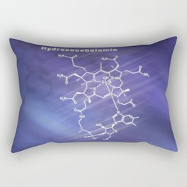 Hydroxocobalamin vitamin B12, Structural chemical formula Rectangular Pillow