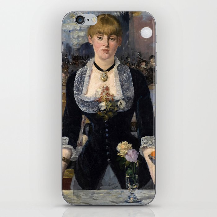 A Bar at the Folies-Bergere, 1882 by Edouard Manet iPhone Skin