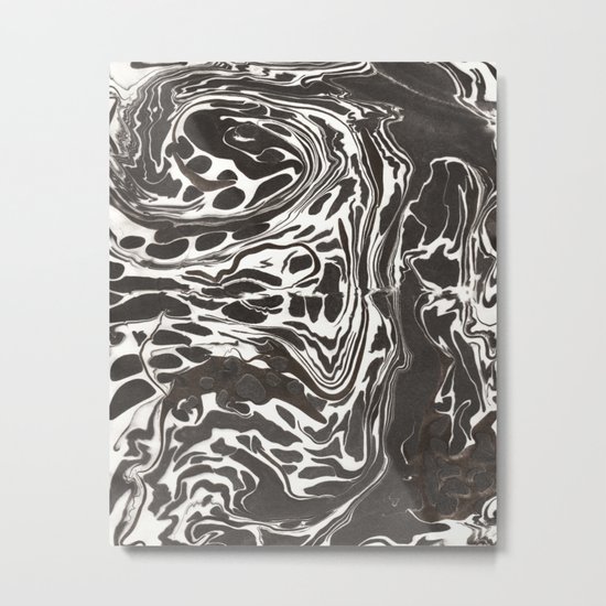 Suminagashi 09 Metal Print