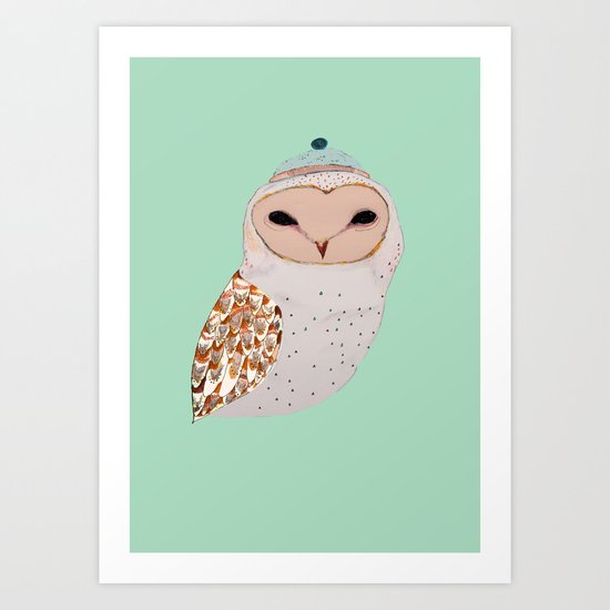 Barn Owl Art Print