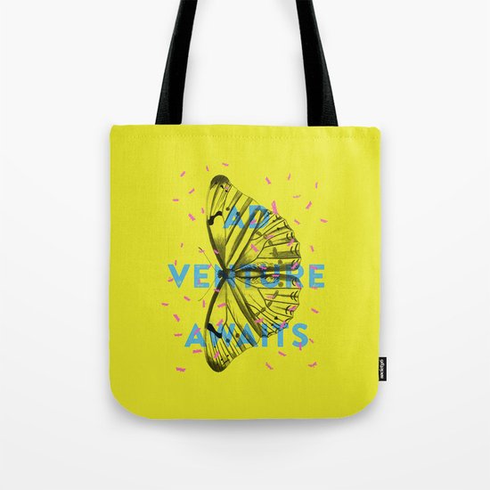 Adventure awaits Tote Bag