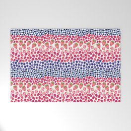 Berry bliss | Watercolor Welcome Mat