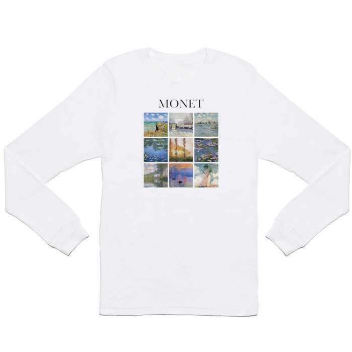 Monet - Collage Long Sleeve T Shirt