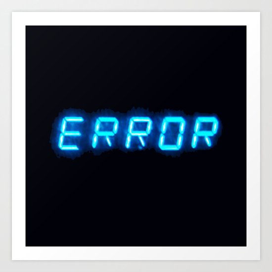 ERRORTRUTH Art Print