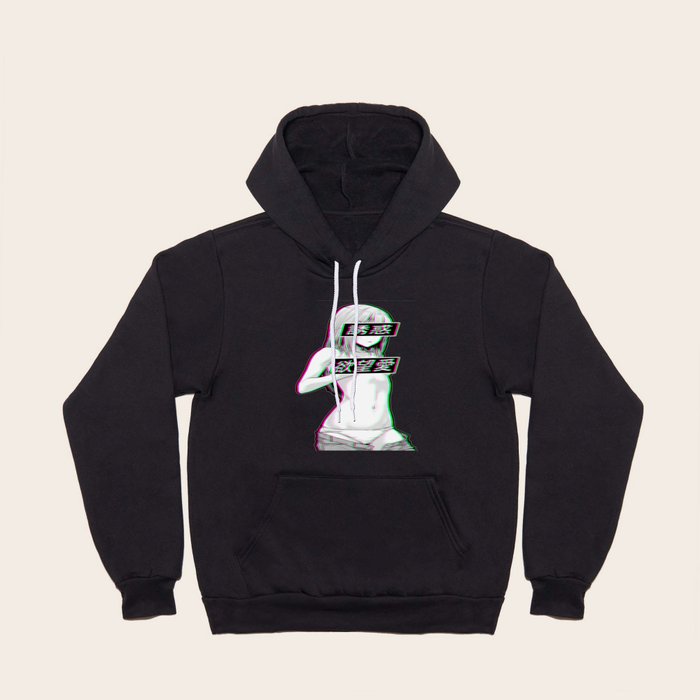 WAIFU MATERIAL SAD JAPANESE ANIME AESTHETIC Hoody by Poser Boy