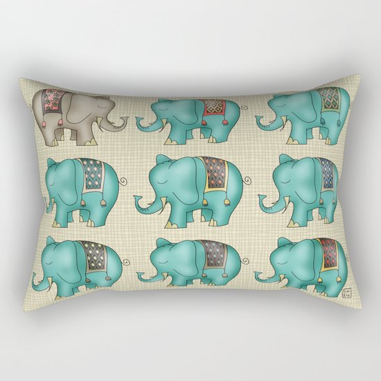 Elephant Rectangular Pillow