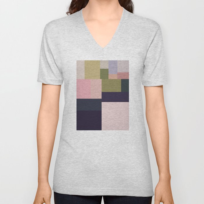 Bohemian Fields - Geo Pattern nº1 V Neck T Shirt