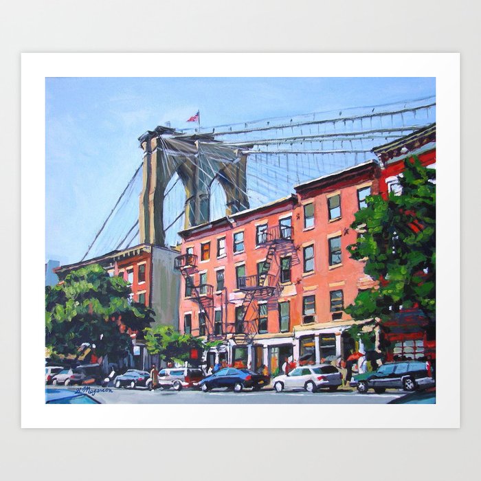 Brooklyn Bridge from Dumbo Art Print