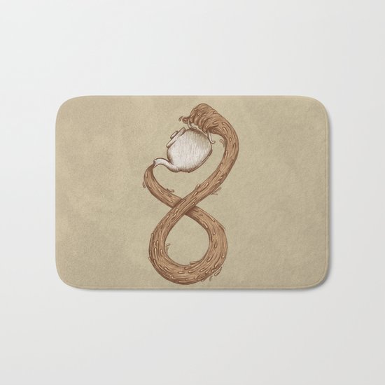 Infinite Tea Bath Mat