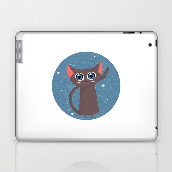 Space cat Laptop & iPad Skin