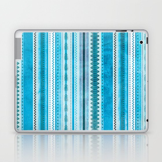 Azure-lines Laptop & iPad Skin