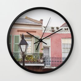 New Orleans Golden Hour in the Quarter Wall Clock