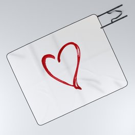 Valentine Heart 31 by Kathy Morton Stanion Picnic Blanket