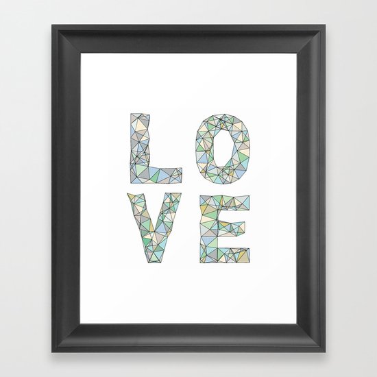 A Four Letter Word Framed Art Print
