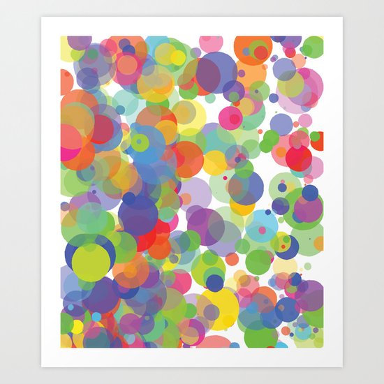 Candy Dots Art Print