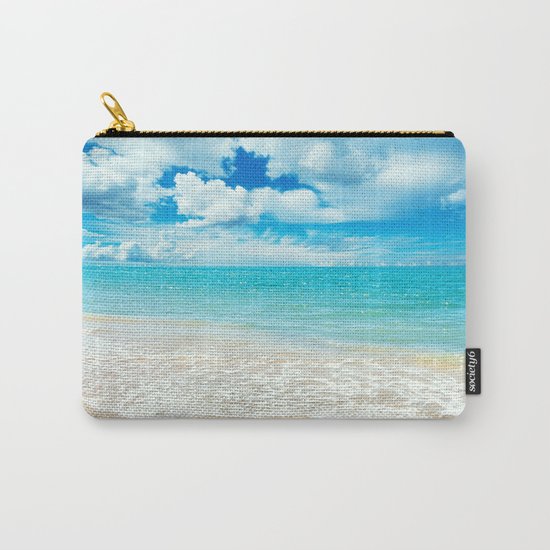 Beach - Ocean - Clouds - Water - Waves Carry-All Pouch