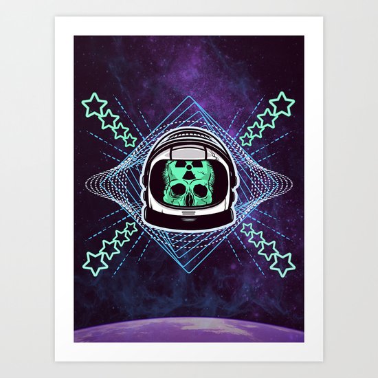 Lonely Traveller Art Print