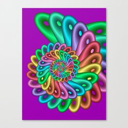 colors on violet -07- Canvas Print