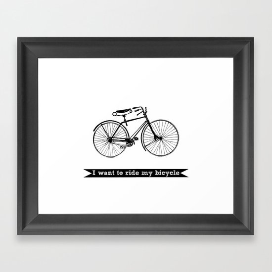 bicycle Framed Art Print