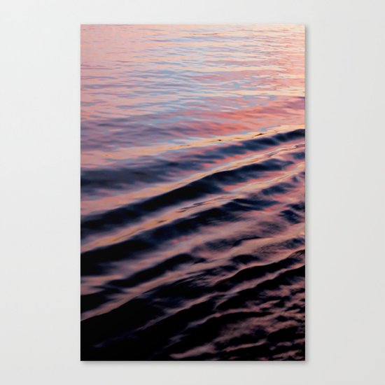 PINK RIPPLES Canvas Print