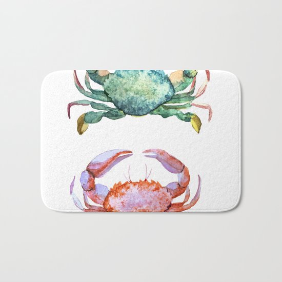 Colorful Crabs Bath Mat