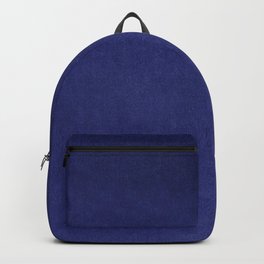 Royal Blue Velvet Texture Backpack