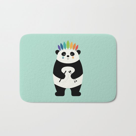 Be Brave Panda Bath Mat