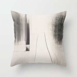 Misty forest, Misty lane, Follow your bliss Throw Pillow