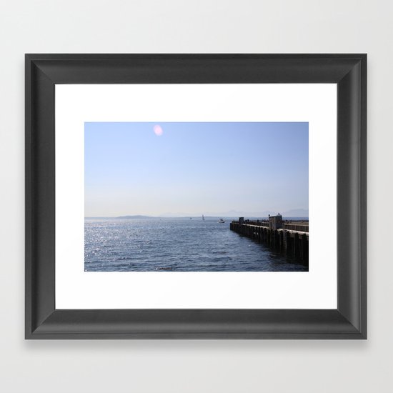 Seattle Waterfront Framed Art Print