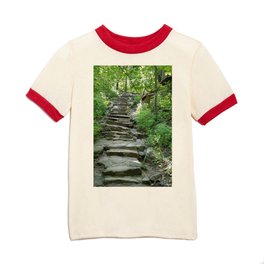 Trail with Steps Kids T Shirt