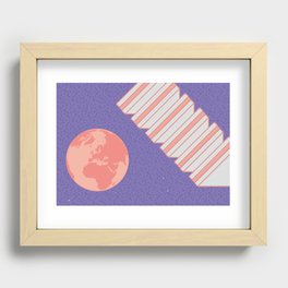 THE EARTH HAM AND SANDWITCHES Recessed Framed Print