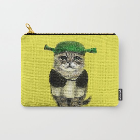 Shreky Cat Carry-All Pouch