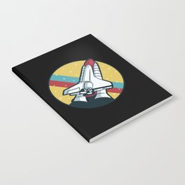 Space Shuttle Rocket Spaceship Astronaut Notebook