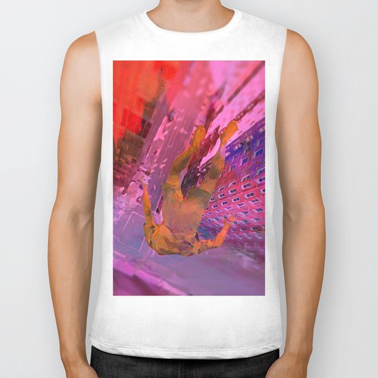when i fall in love Biker Tank