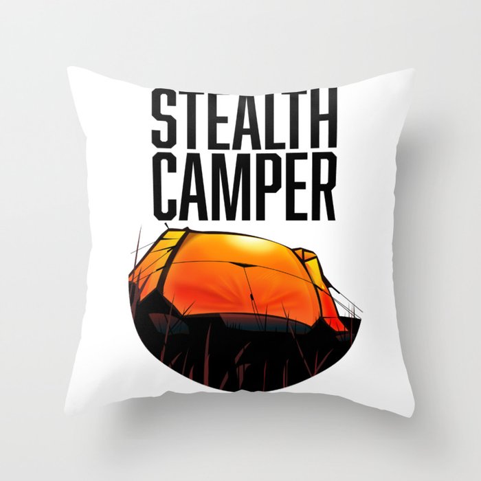 Stealth Camper Throw Pillow
