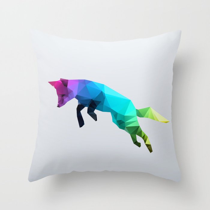 Glass Animal - Flying Fox Throw Pillow