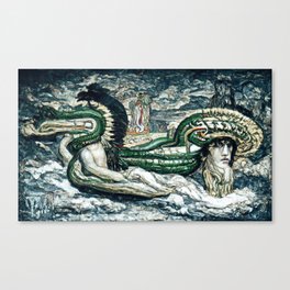 Quetzalcoatl, The Serpent God Canvas Print