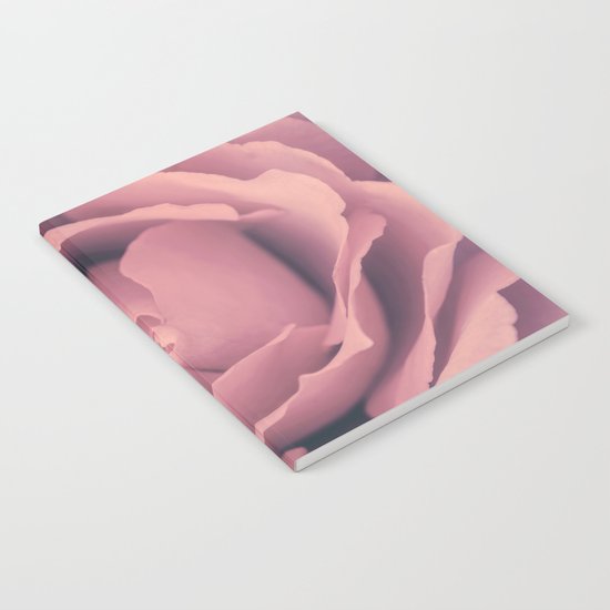 Pink Rose´s heart - roses Notebook
